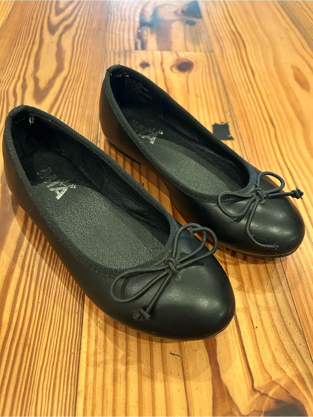 Mia Shoes Black Girls' Ballet Flats with Bow, Only Worn Once